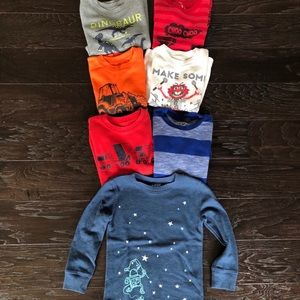 Boys long sleeve thermal t-shirts